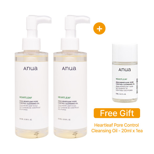 [ANUA] Heartleaf Pore Control Cleansing Oil Double Set - 200mlx2ea