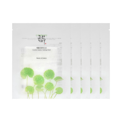 [BEAUTY OF JOSEON] Centella Asiatica Calming Mask - 5pcs