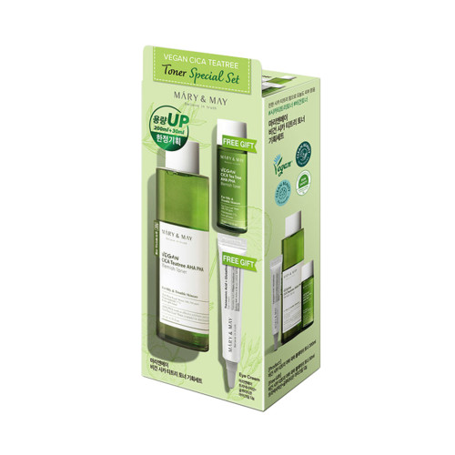 [MARY & MAY] Vegan CICA Tea Tree Toner Special Set - 1pack (3items)