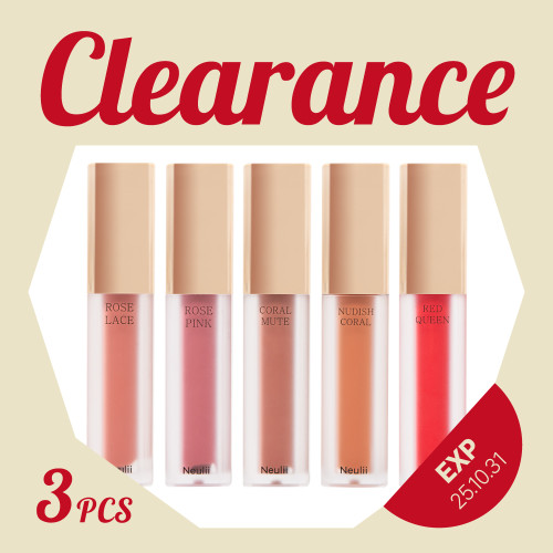 [Neulii] Natural Fixing Velvet Tint - 1pack (4gx3ea) (EXP 2025-10-31)