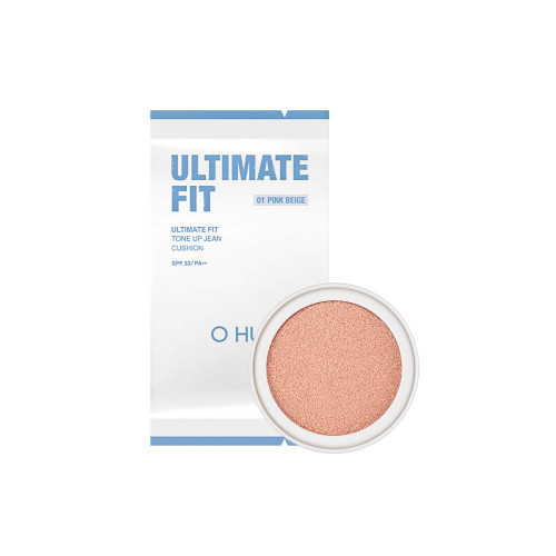 [OHUI] Ultimate Fit Tone Up Jean Cushion Refill (SPF33 PA++) 01 Pink Beige - 15g