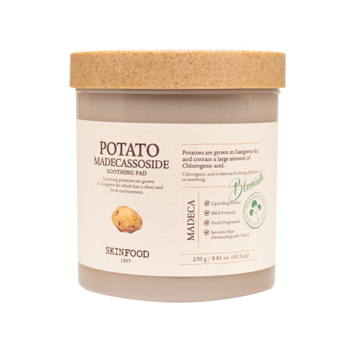 [SKINFOOD] Potato Madecassoside Soothing Pad - 250g (60pads)